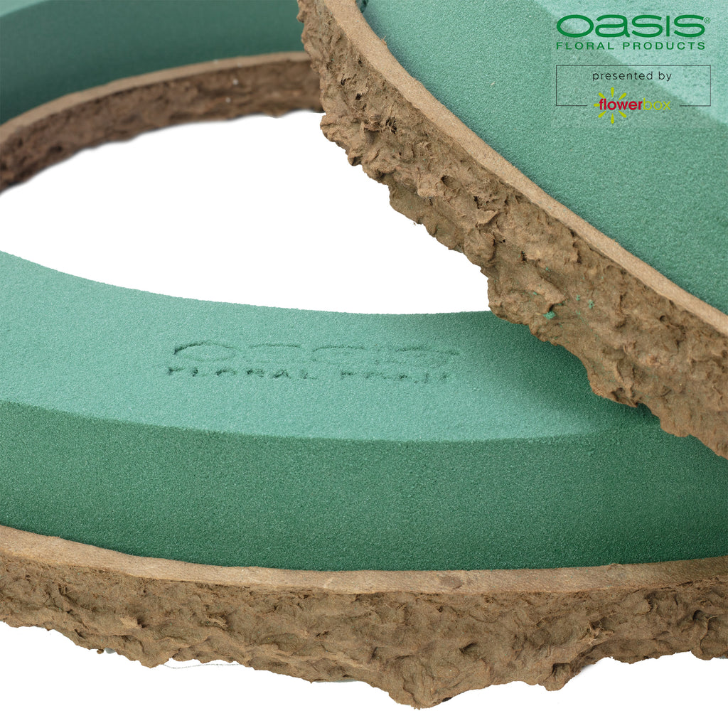 OASIS® BIOLIT® wreath - 6 x 44cm Ø - inside: 31cm Ø - 2 pcs.