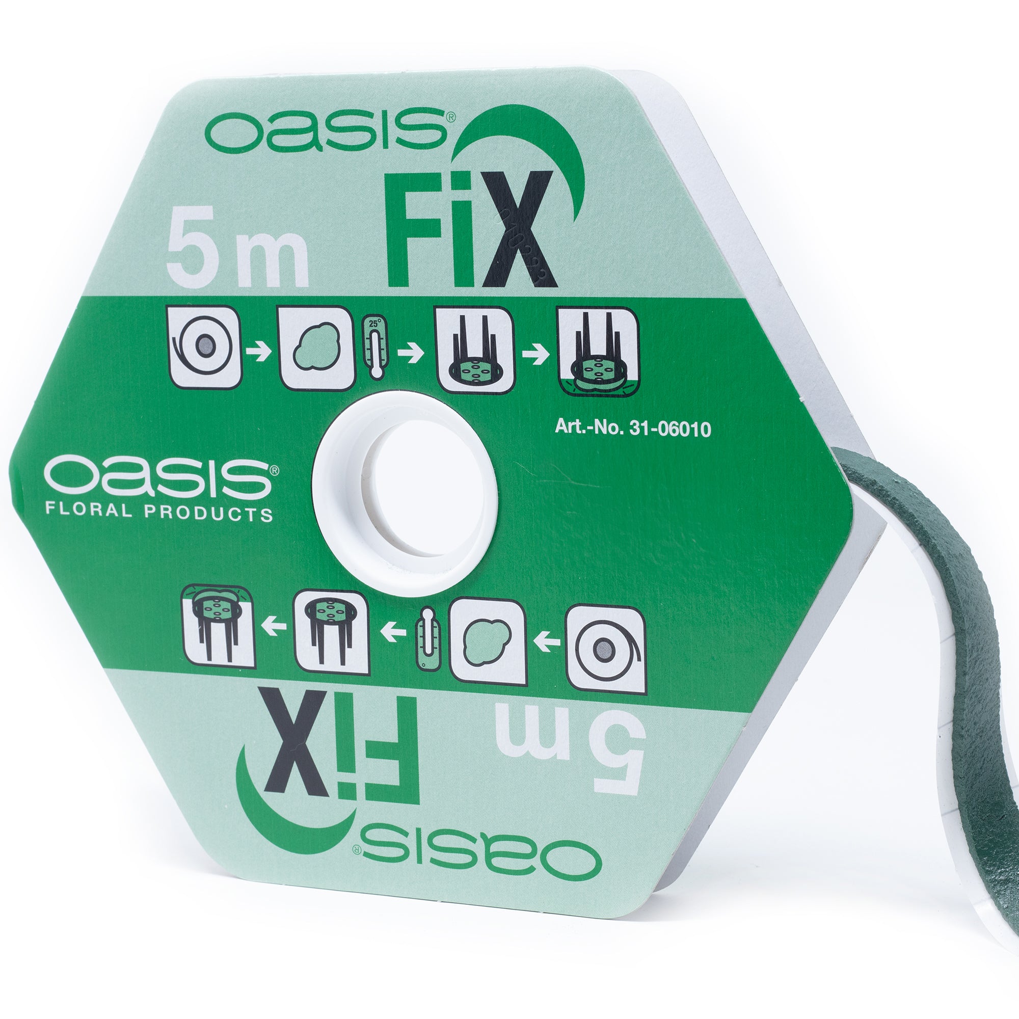 OASIS® Fix Klebemasse - 5m x 10mm - grün