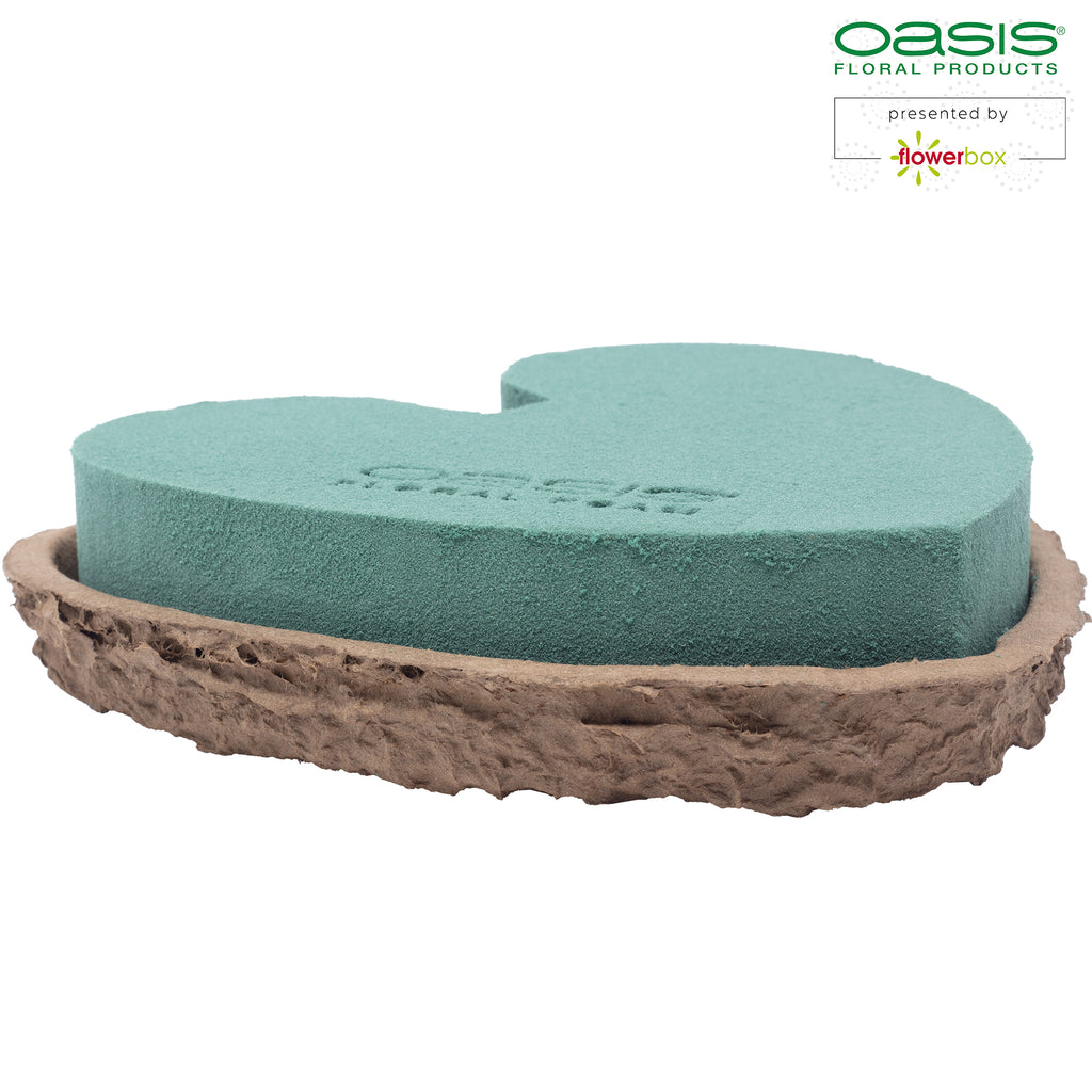 OASIS® BIOLIT® Herzen - 17 x 17 x 4cm - 4 St.