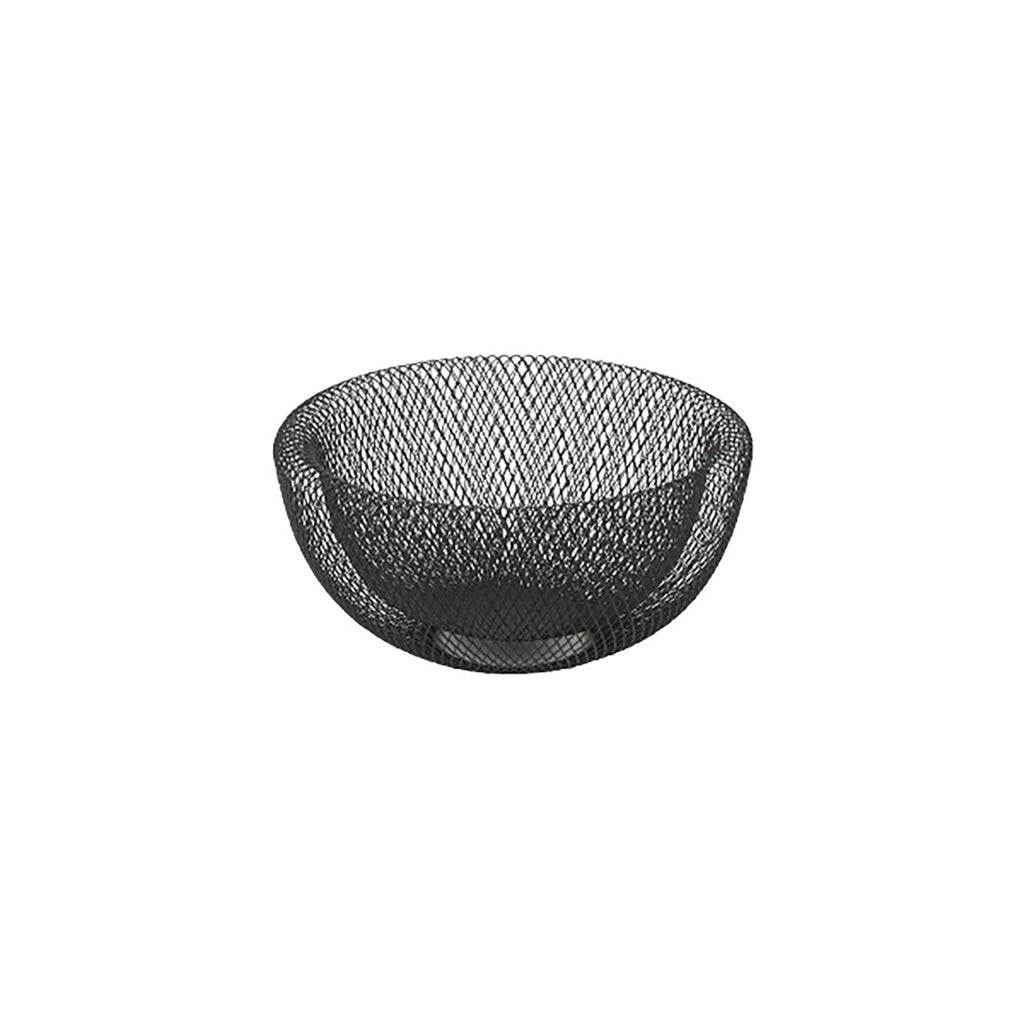 Schale Maze, schwarz Metall, 24,5x12,5 cm