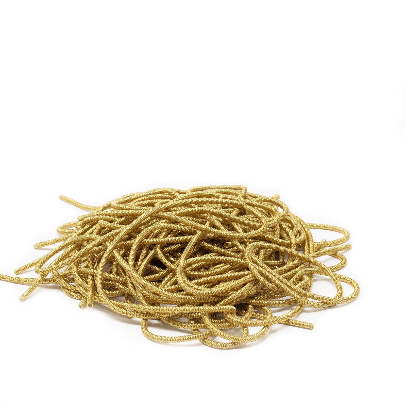 Bouillondraht - 2 mm, mittel - 100 g - gold