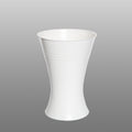 Florist vase X-shape, white - height 35 cm