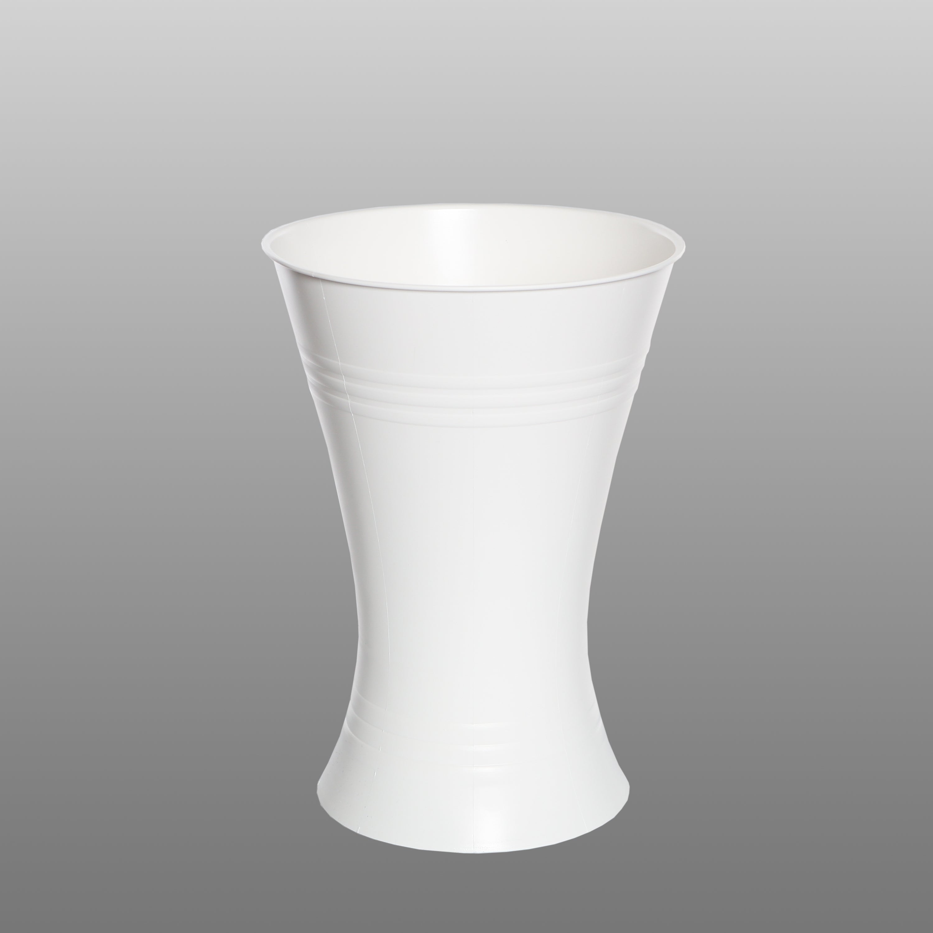 Florist vase X-shape, white - height 35 cm