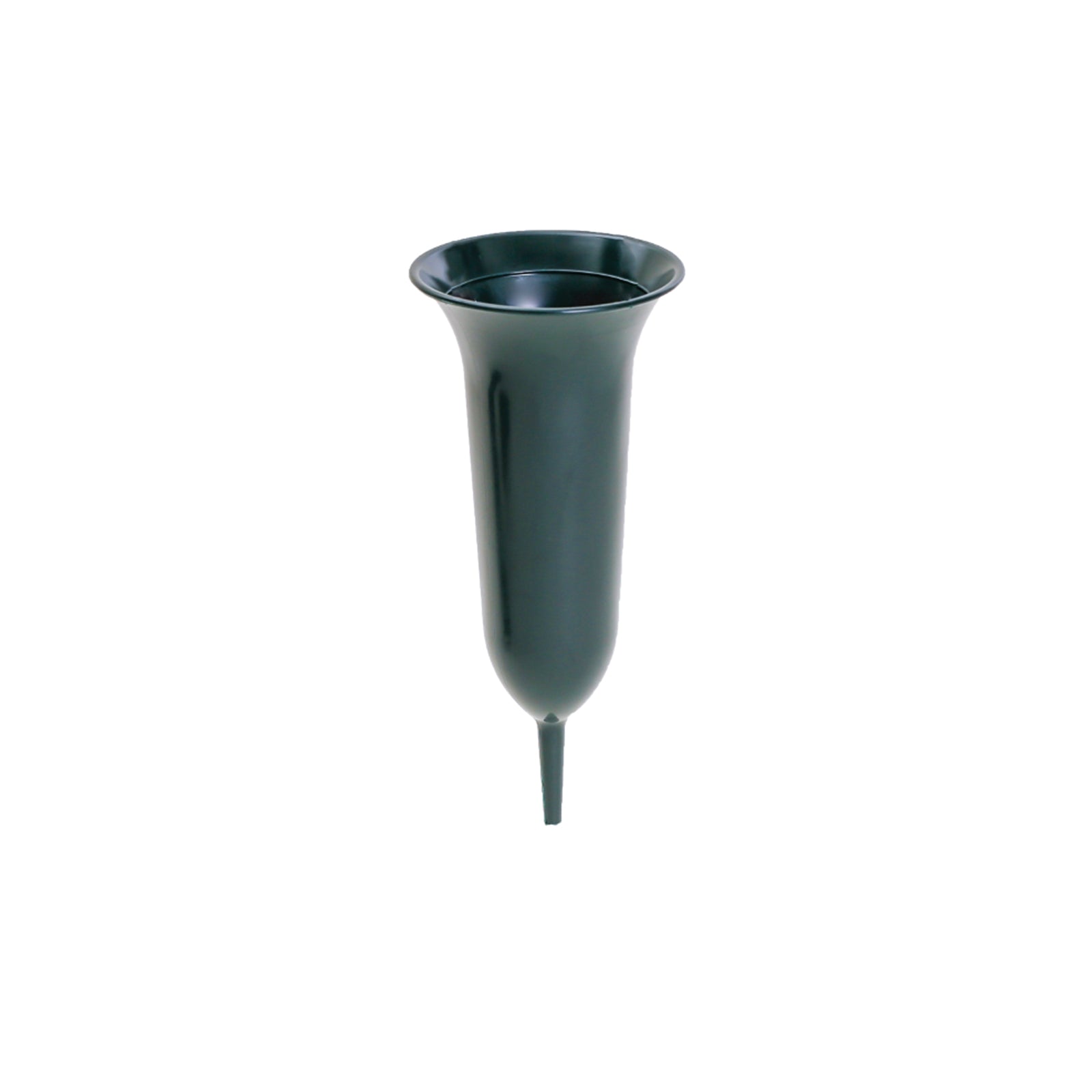 Grabvase Tulpe, grün - Höhe 37 cm - 5 Stück