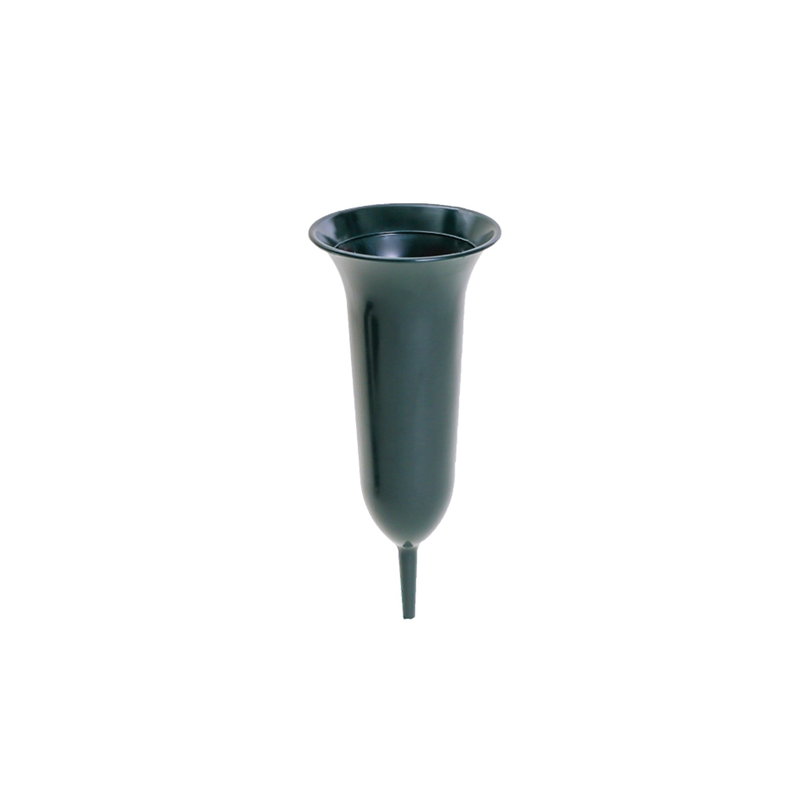 Grabvase Tulpe, grün - Höhe 32 cm - 5 Stück