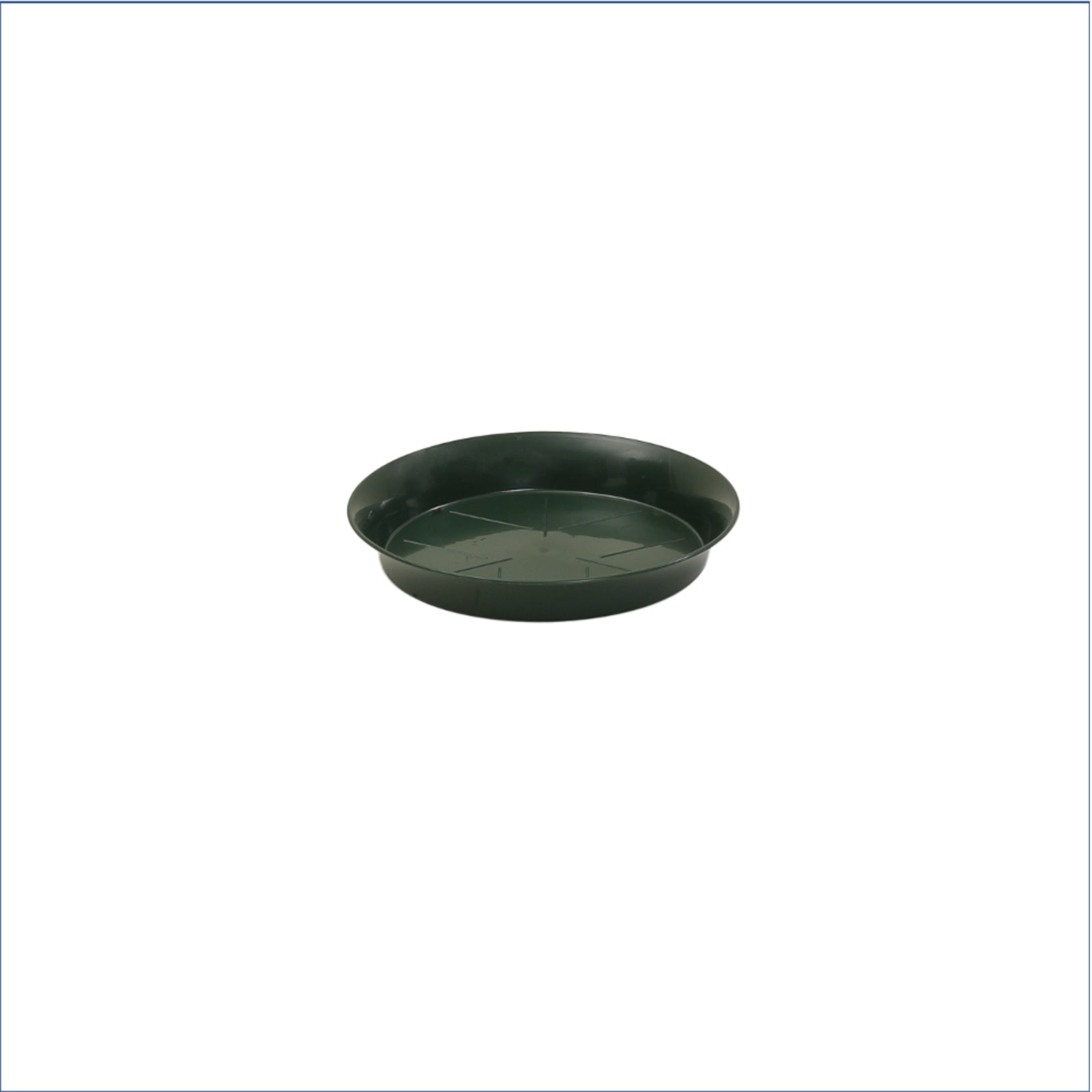 Dessous de verre standard, vert foncé - diamètre 30 cm - lot de 10