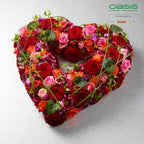 OASIS® FOAM FRAMES Offene Herzen - 24 x 25 x 6 cm - 2 St.