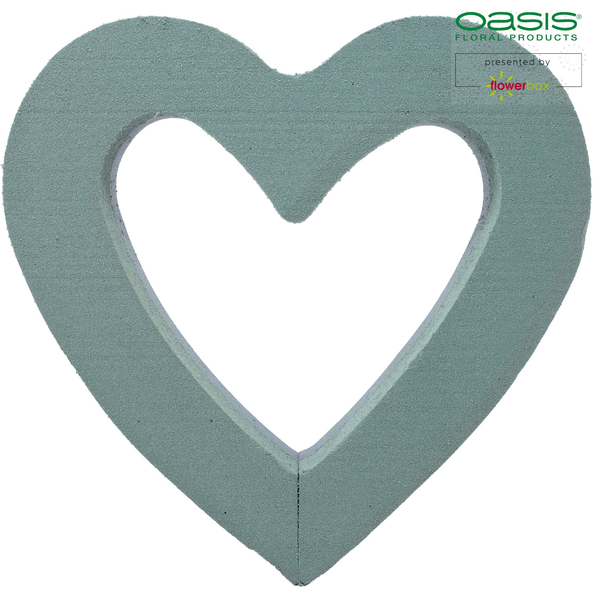 OASIS® FOAM FRAMES Offene Herzen - 24 x 25 x 6 cm - 2 St.