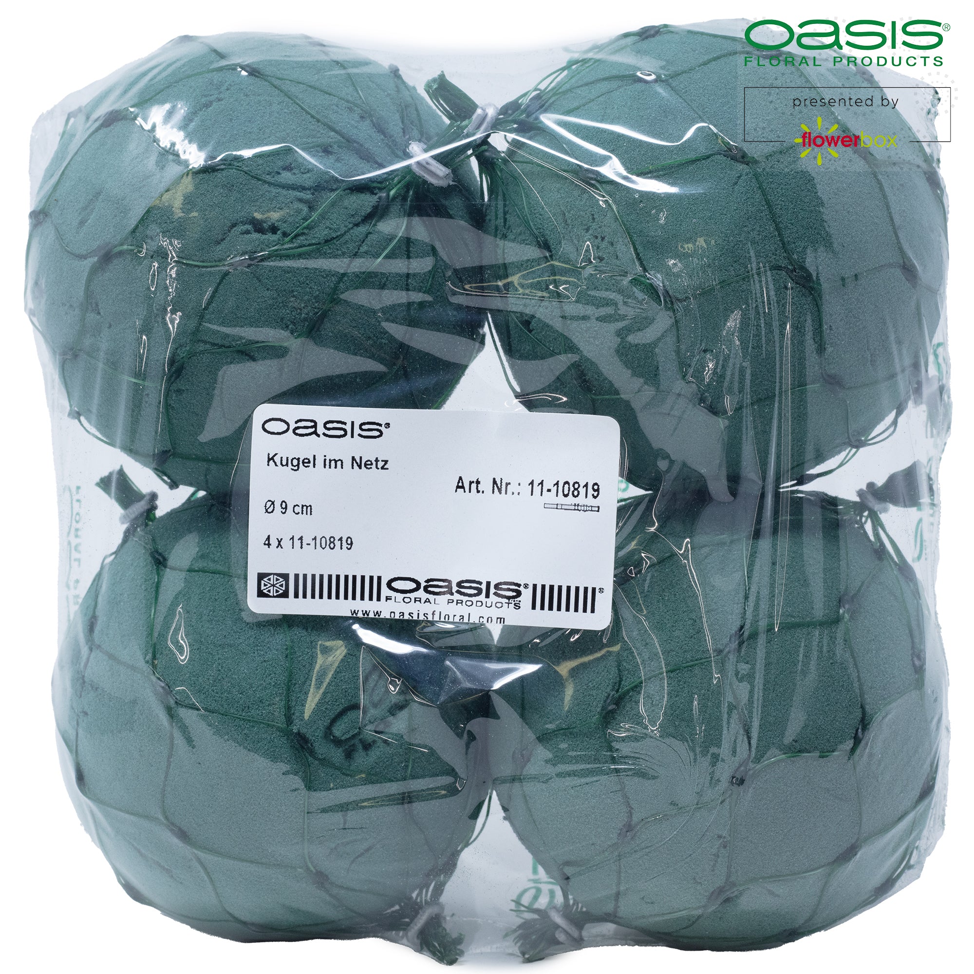 Ballon OASIS® IDEAL en filet - 9 cm Ø - 4 pièces.
