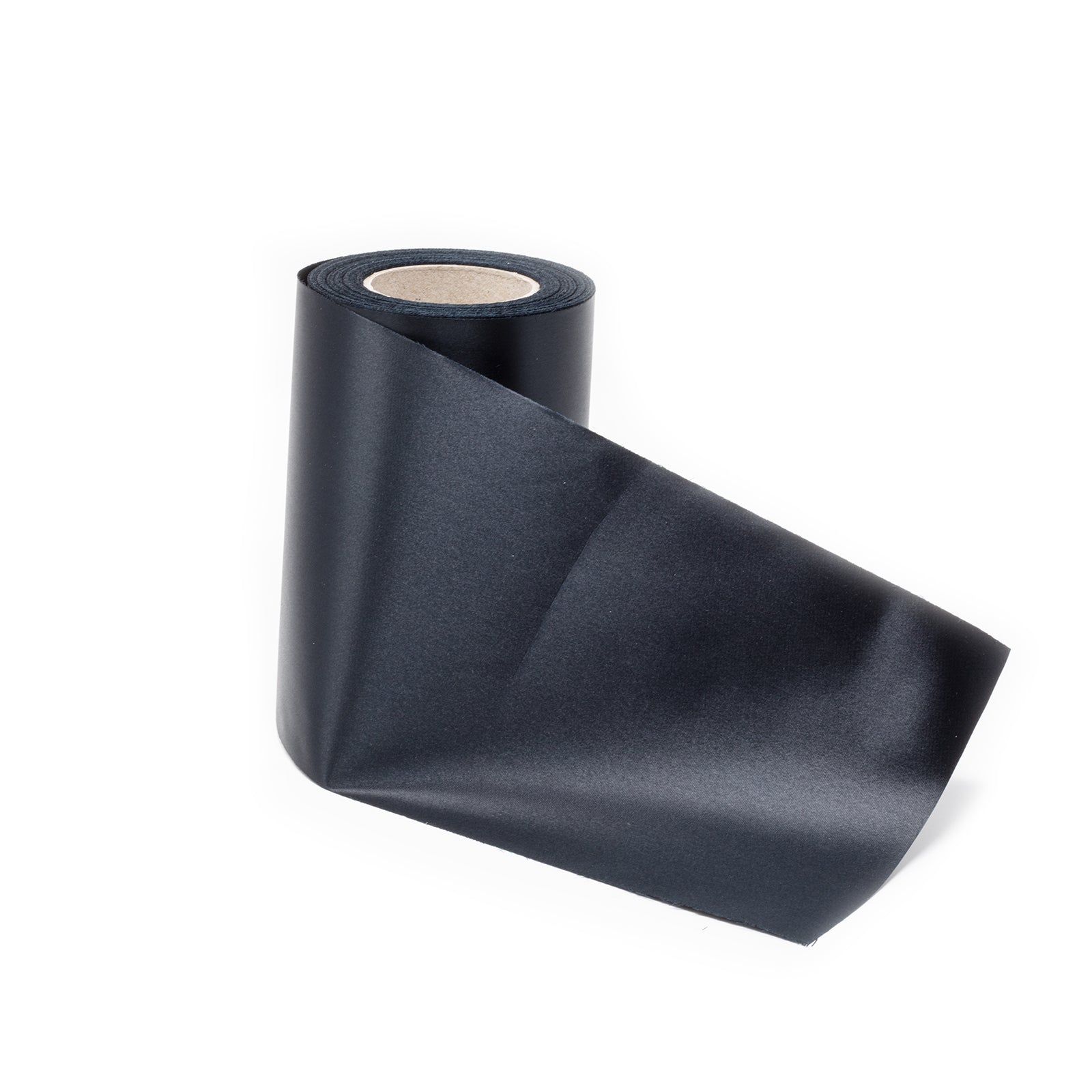 Supersatin, noir - largeur 125 mm