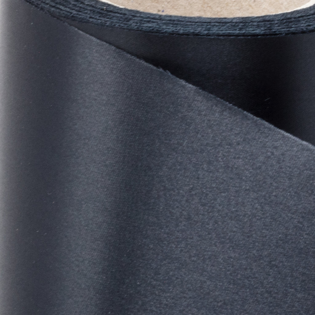 Supersatin, noir - largeur 125 mm