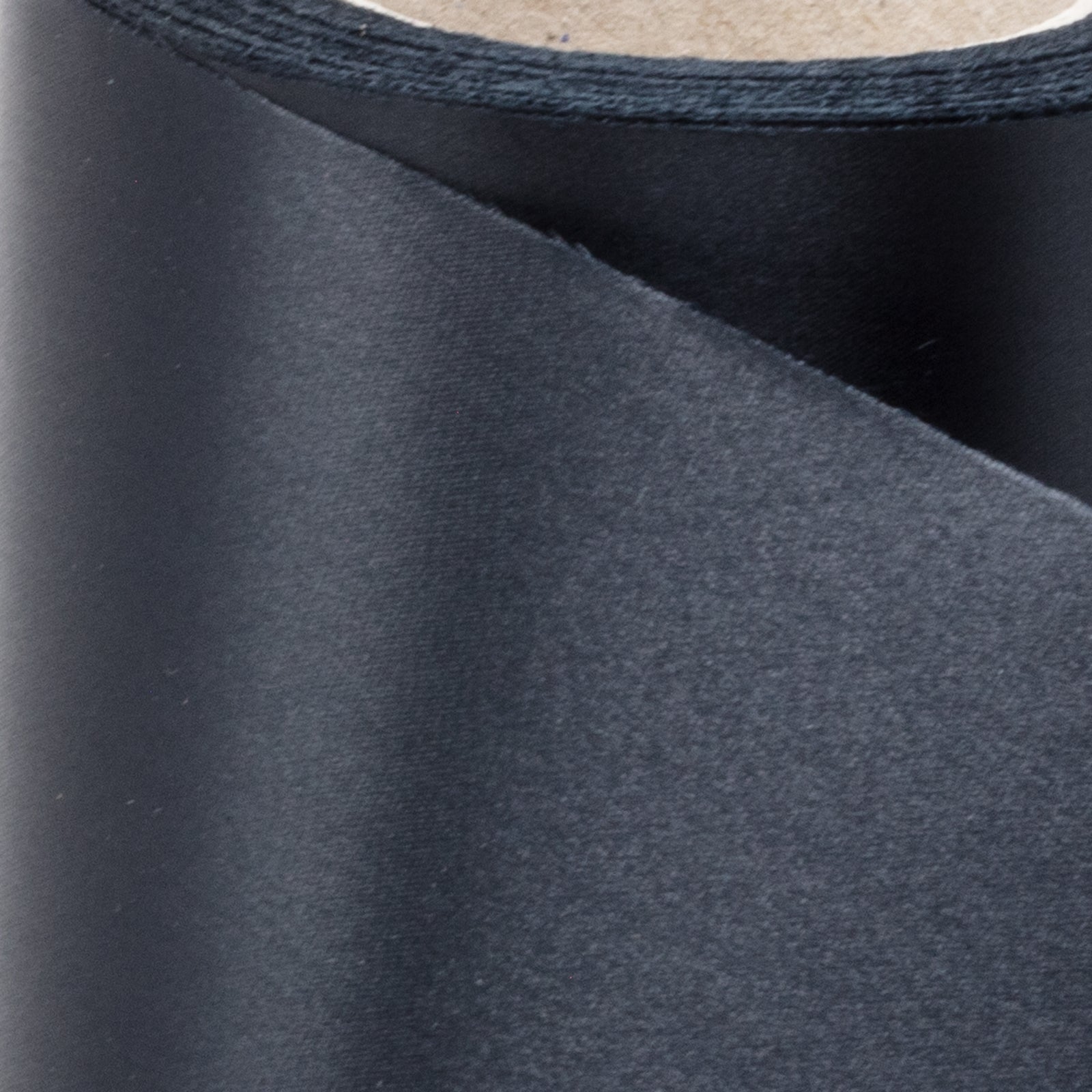 Supersatin, noir - largeur 125 mm