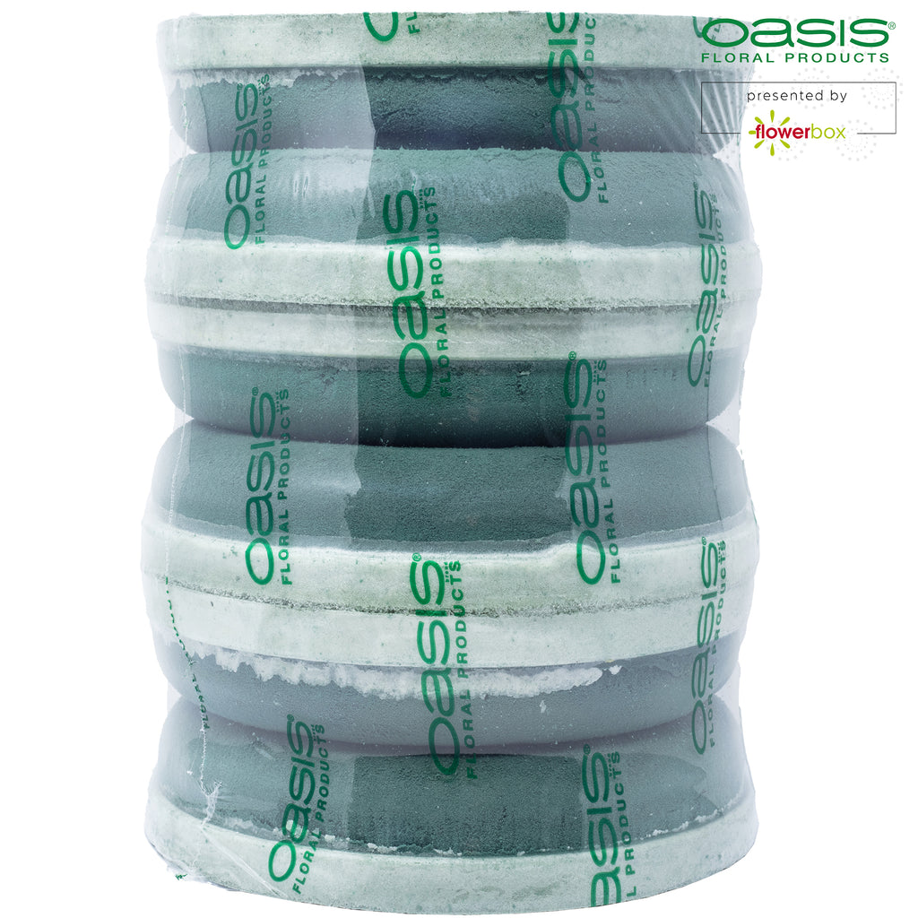 OASIS® ECObase® ring - 4 x 18 cm Ø - inside: 9 cm Ø - 6 pcs.