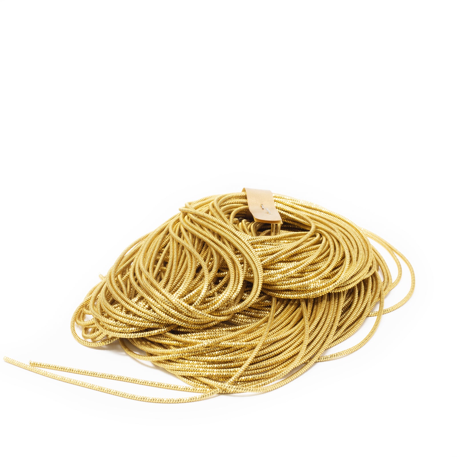 Bouillondraht, mittel, gold - 2,00 mm, 2 m