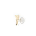 Revers Calla mit Magnet, gold - 10