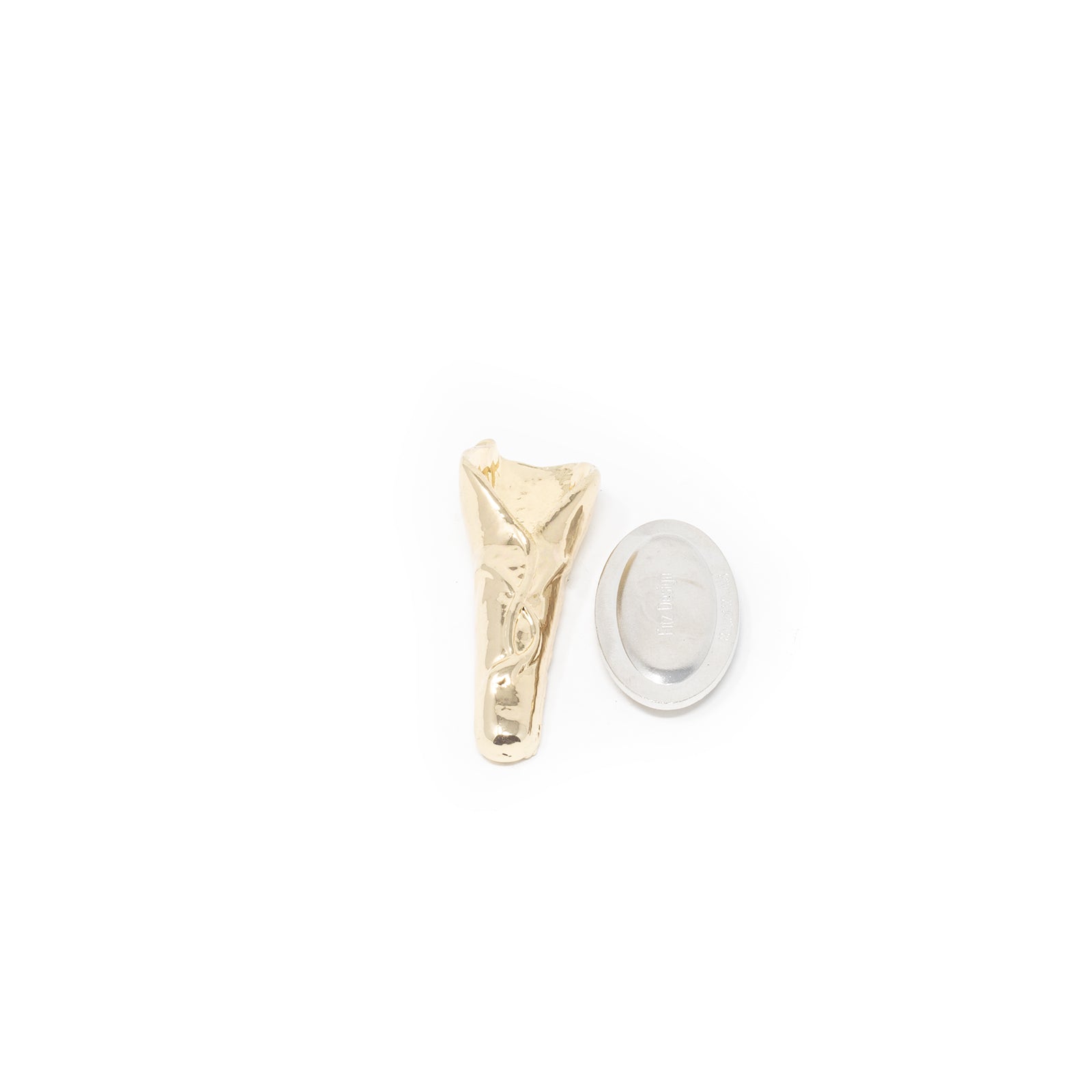 Revers Calla mit Magnet, gold - 10