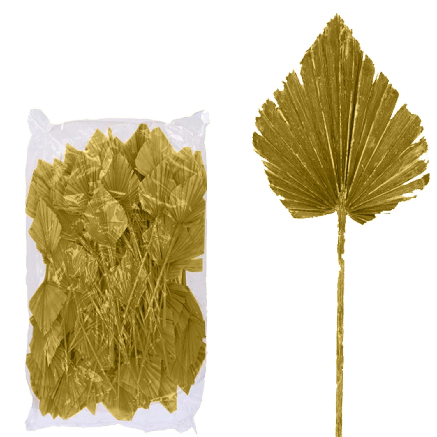 Palmspear ind. groß - 100 Stück Beutel - gold