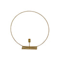 Kerzenleuchter Circle, gold, Metall, 40x8x40 cm