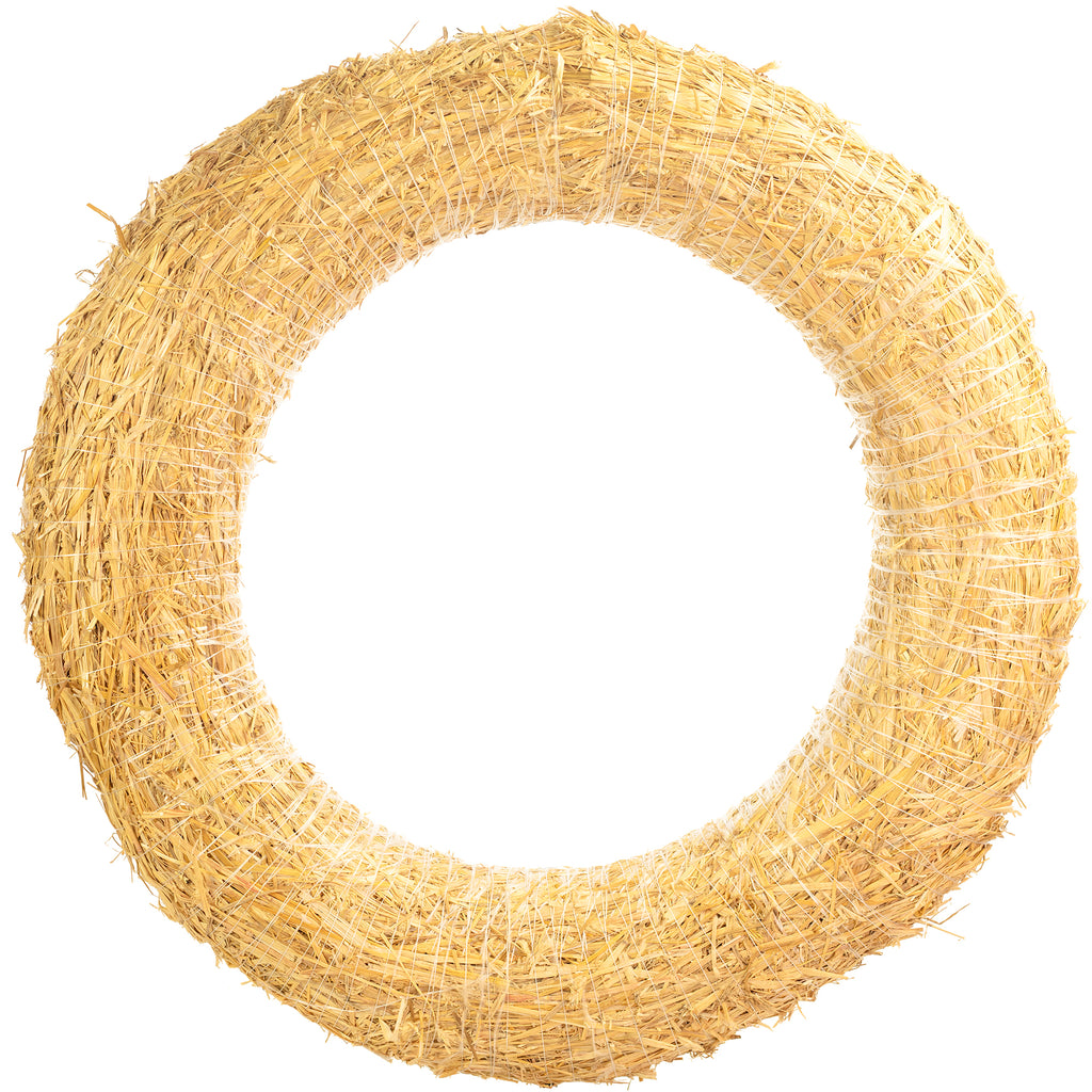 Couronne de paille, diamètre 70 cm, épaisseur 14 cm