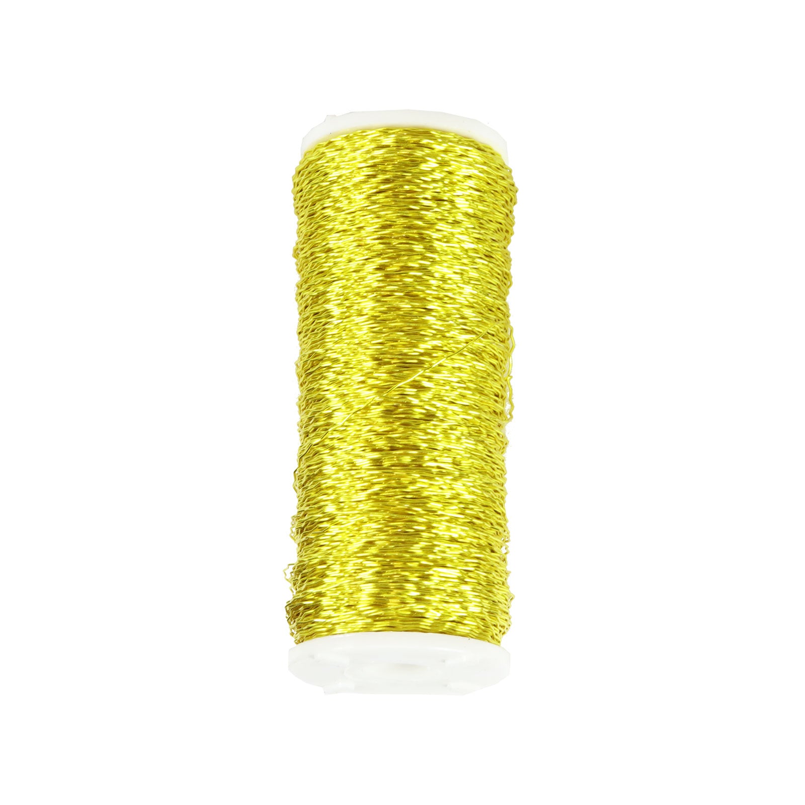 Bobine de fil effet bouillon jaune - 08 - 0,30 mm 140 m 100 g