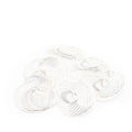 Silver wire wheels - 21 - 45.00 mm, 6 pieces