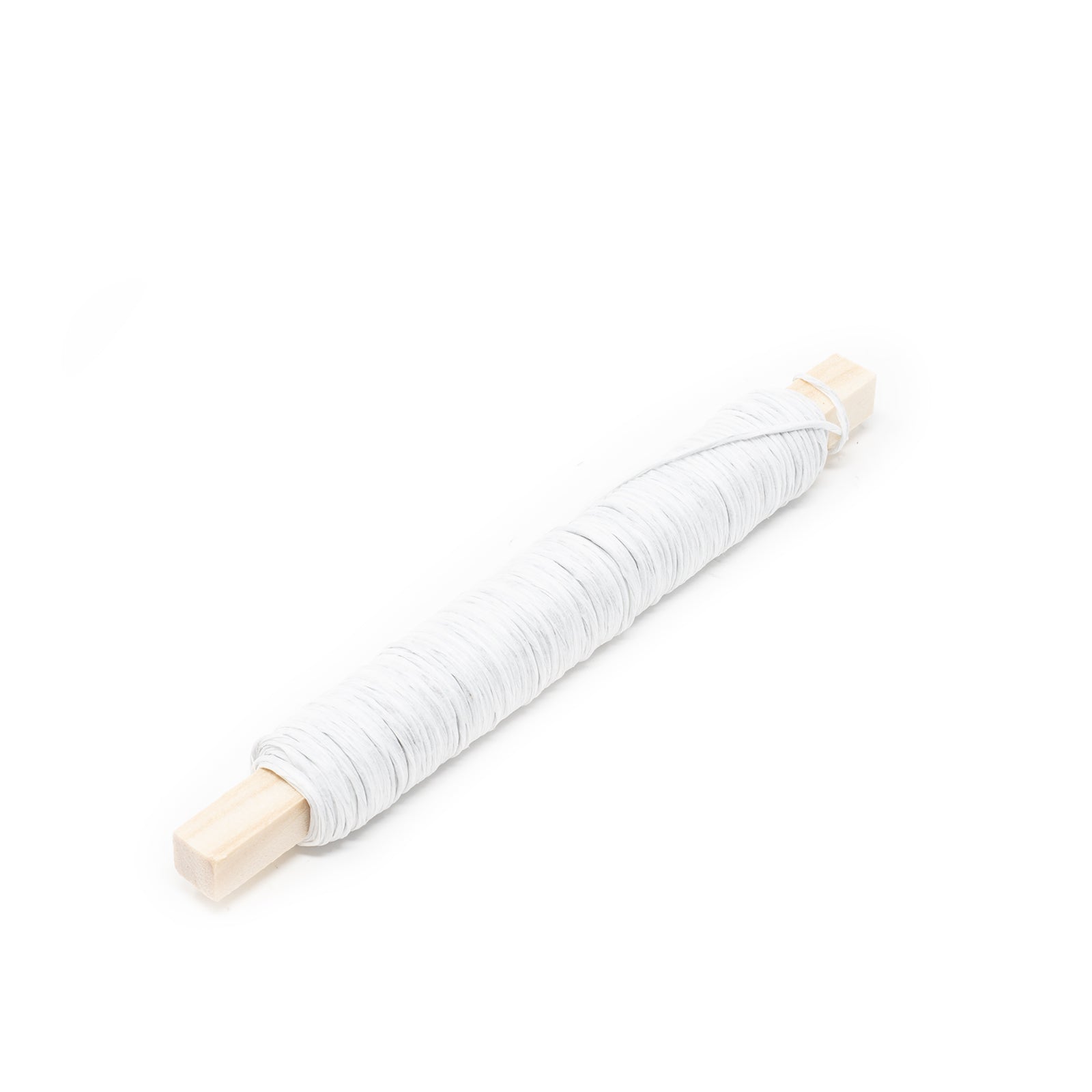 Papierwickeldraht weiß - 28 - 0,80 mm 22 m