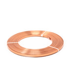 Aluminium Flachdraht orange - 16 - 5,00 mm 1,00 mm 10 m 130 g