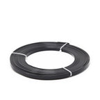 Fil plat en aluminium noir - 23 - 5,00 mm × 1,00 mm 10 m 130 g