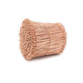 Fil de reliure à œillets doubles en fer, rougeâtre, finition brillante - 1,0 x 160 mm, conditionné en paquets de 1000 pièces