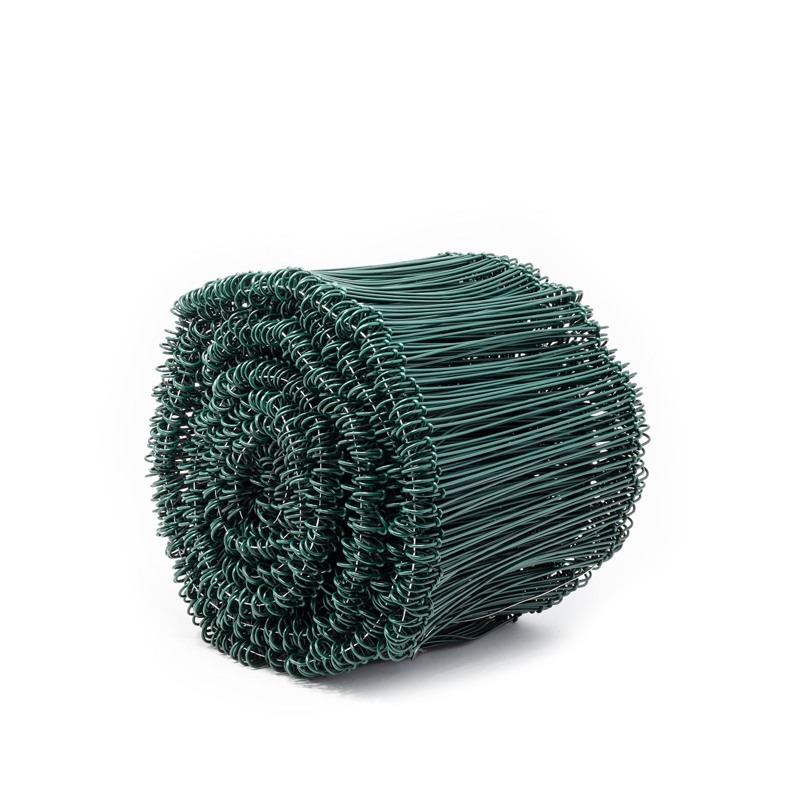 Ösenbindedraht kunststoffummantelt  grün - 1,0/1,4 x 160 mm Bunde von 1000 Stück