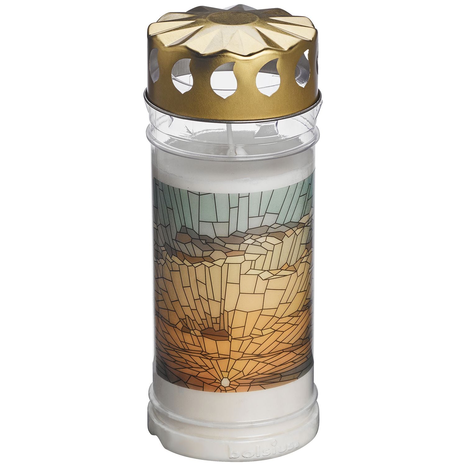 Grave candle - white - 5D Burn time 120 h