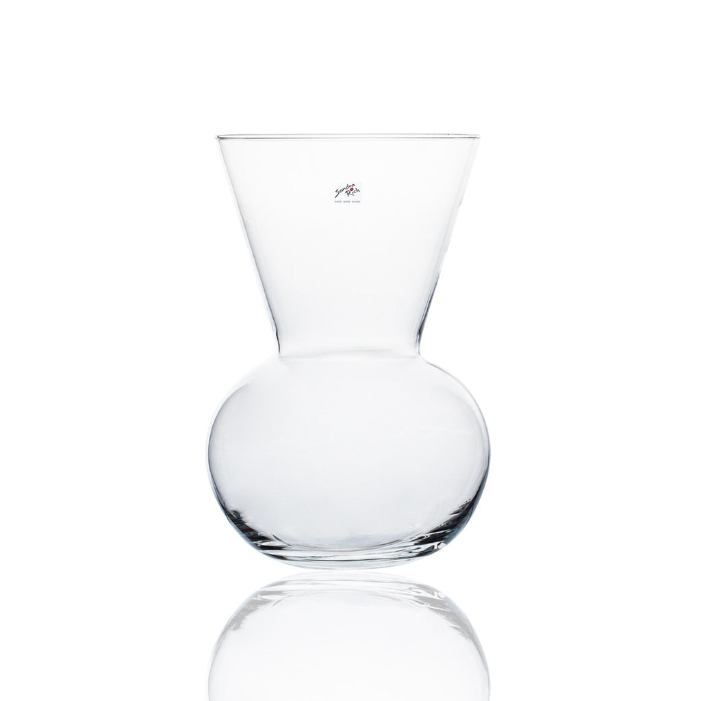 TRUMPET vase - klar - 22x32 cm - Glas