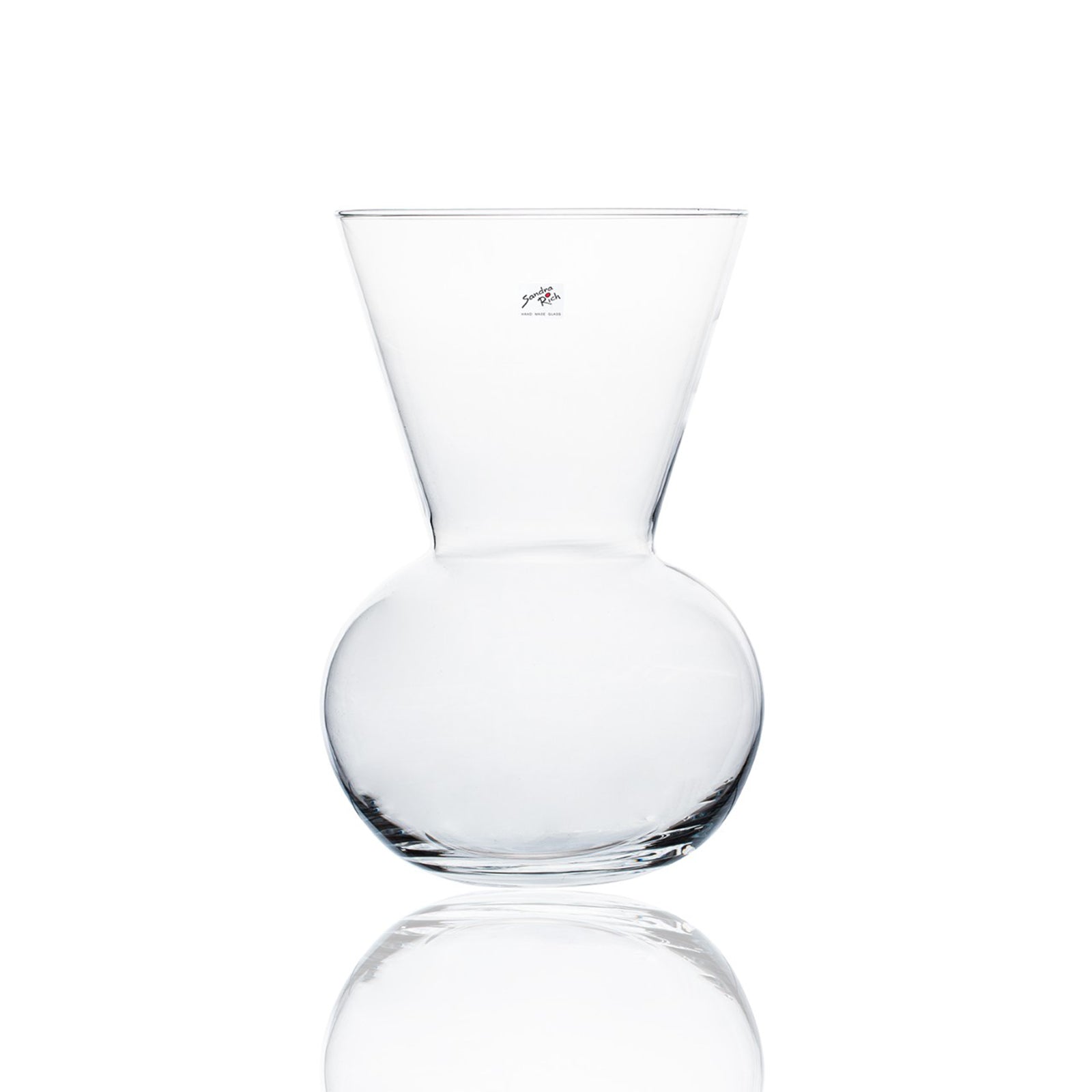 TRUMPET vase - klar - 22x32 cm - Glas