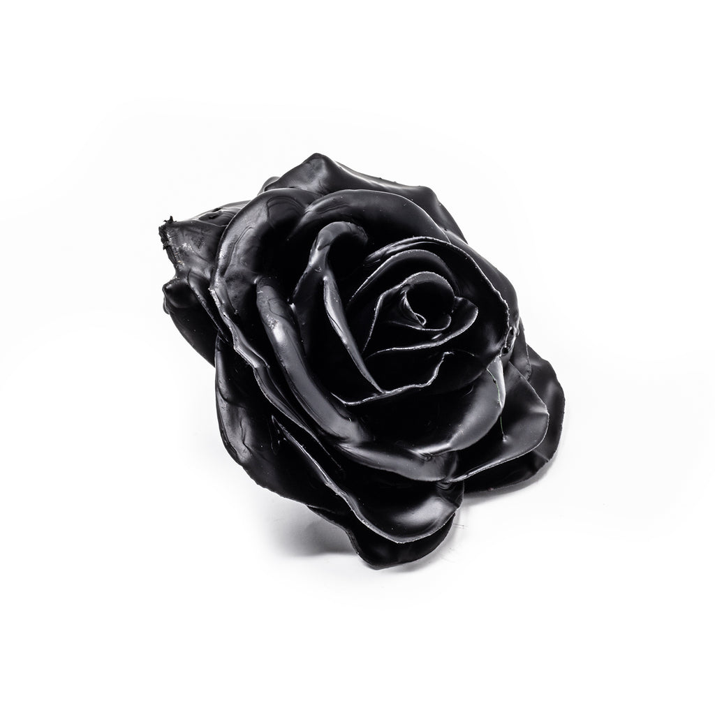 10er-Set Wachsrose - Black