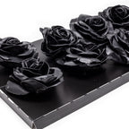 10er-Set Wachsrose - Black