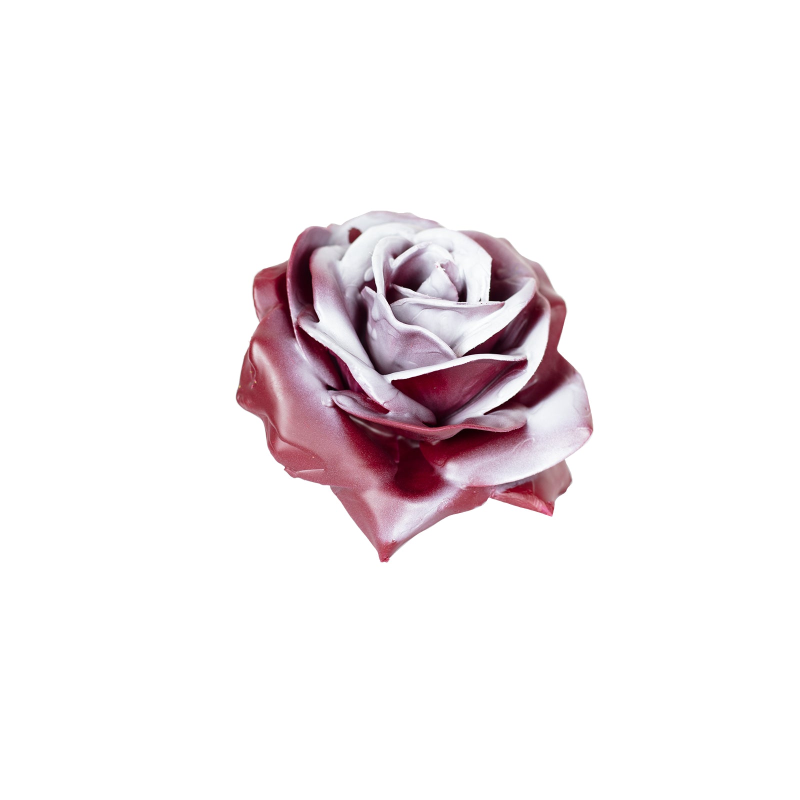 10er-Set Wachsrose - Bord Blush White