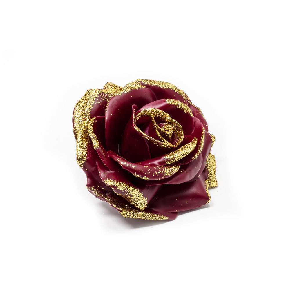 10er-Set Wachsrose - Diamond Gold