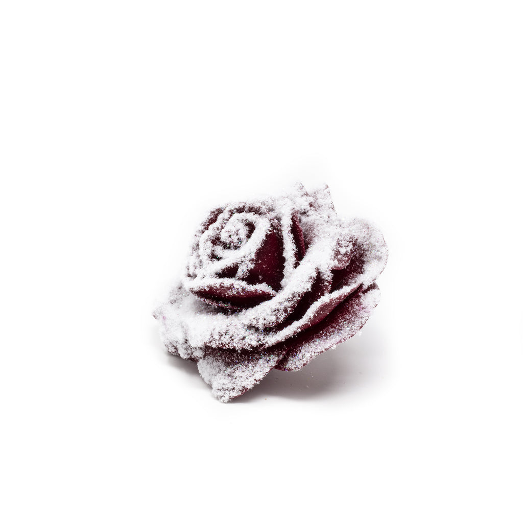 10er-Set Wachsrose - Snow Diamond
