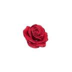 10er-Set Wachsrose - Bordeaux Velvet Red
