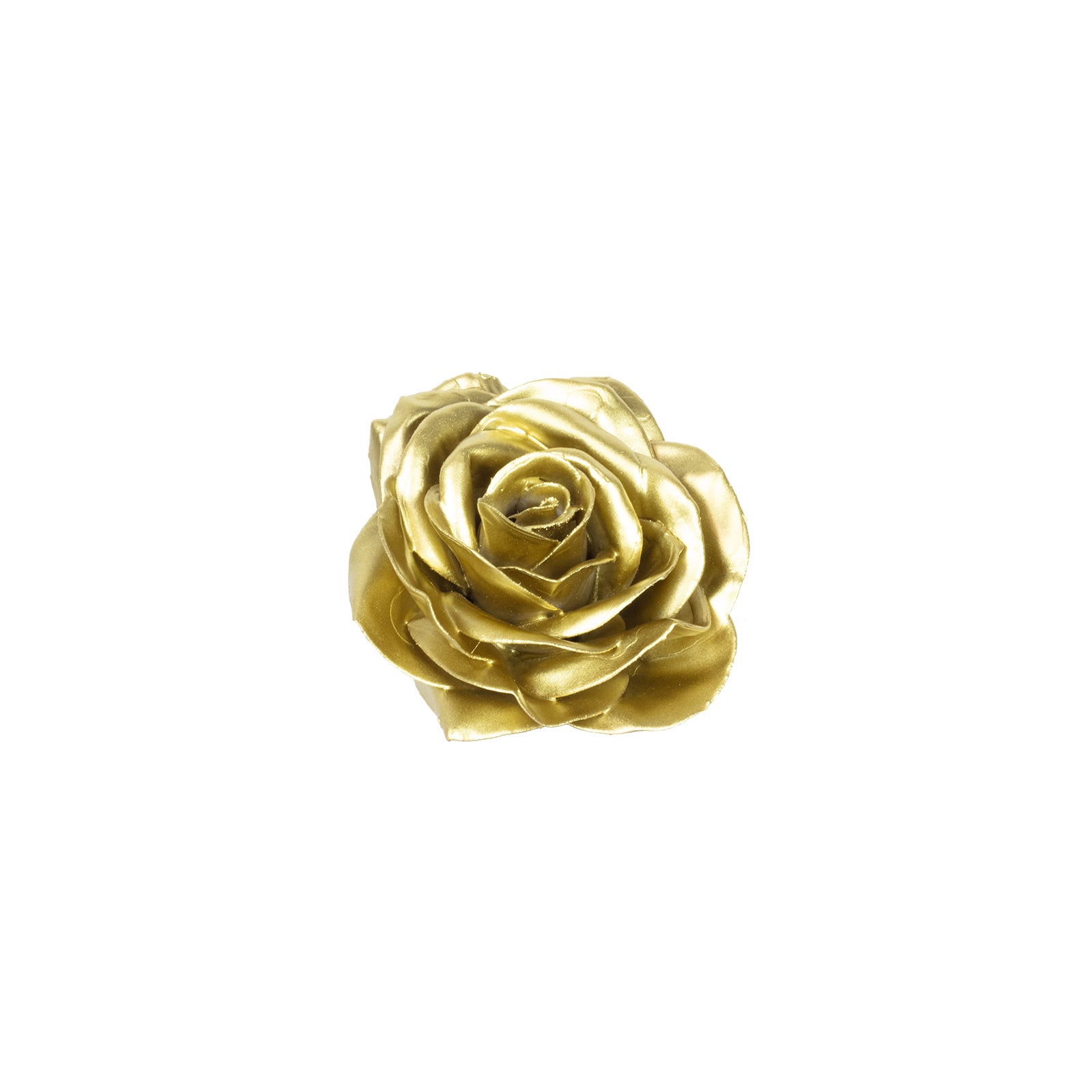 10er-Set Wachsrose - Gold