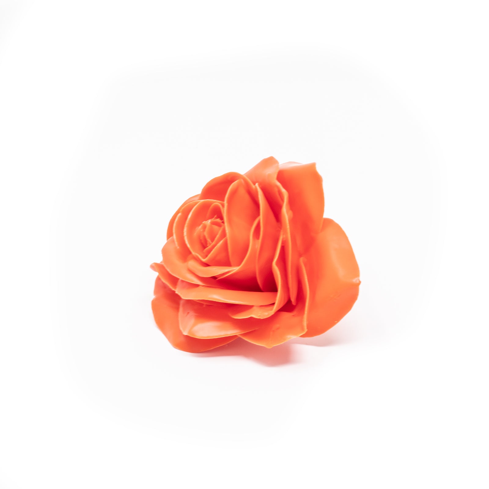 10er-Set Wachsrose - Orange