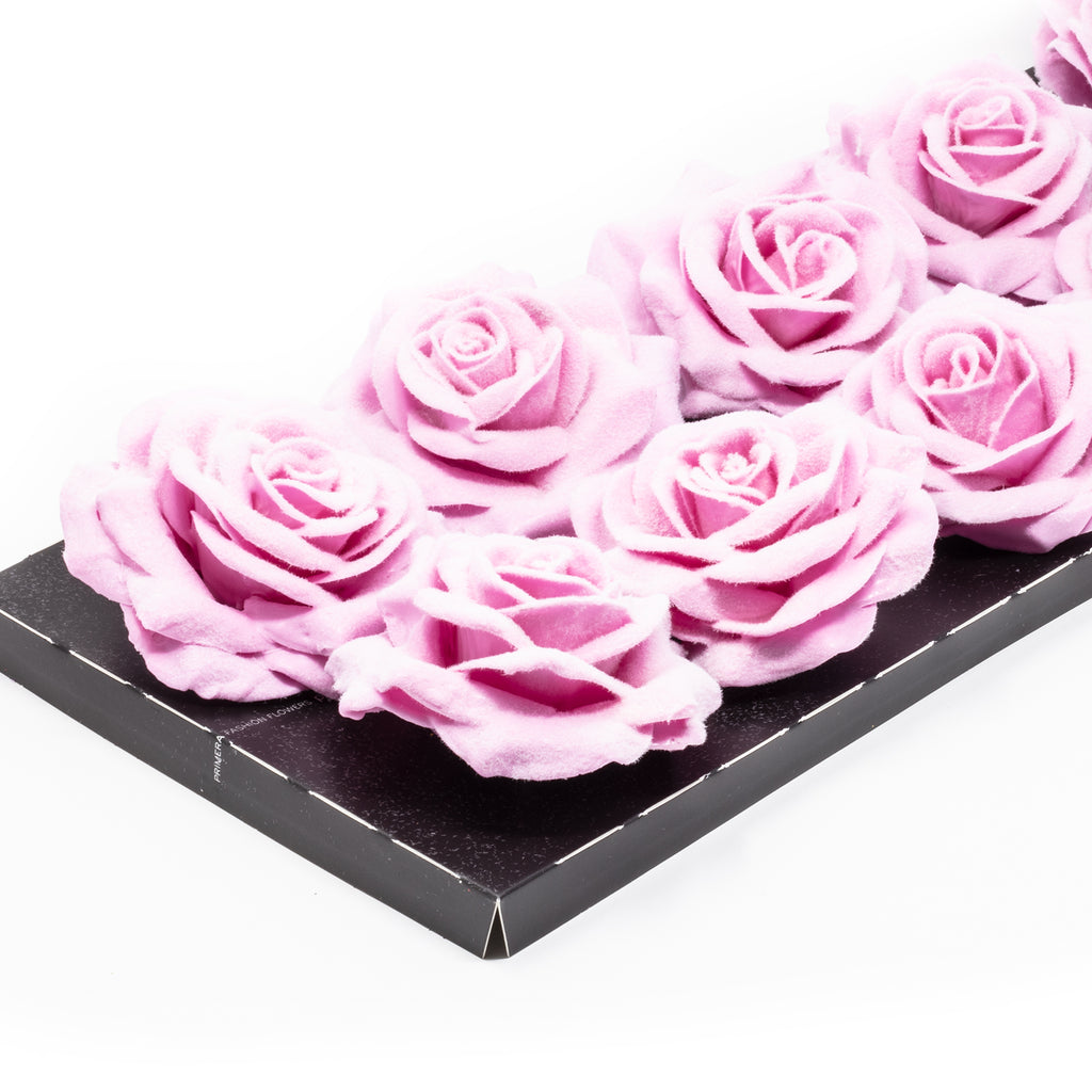 10er-Set Wachsrose - Pink Chrystal