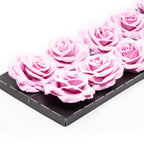 10er-Set Wachsrose - Pink Chrystal