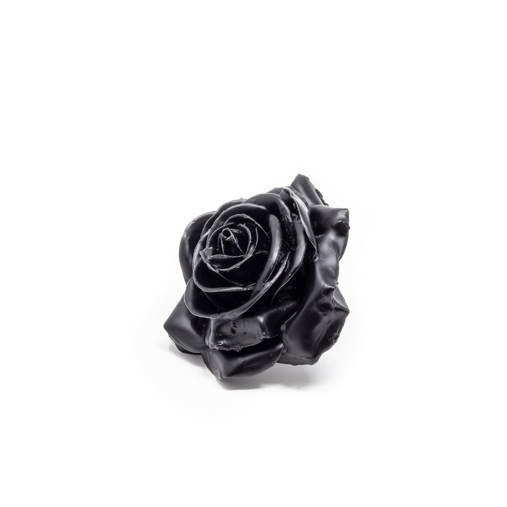 12er Set Wachsrose - Black