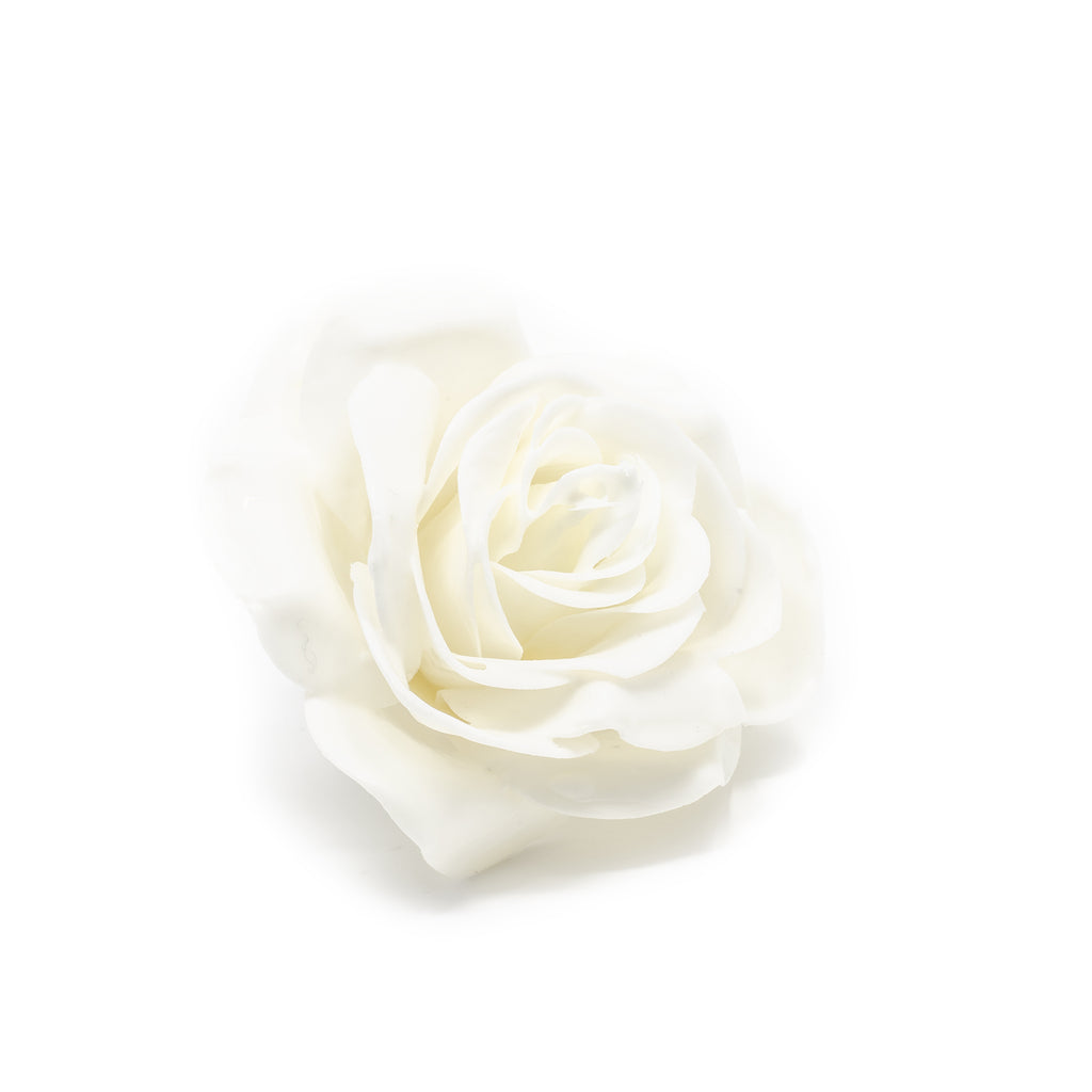 12er Set Wachsrose - Soft White