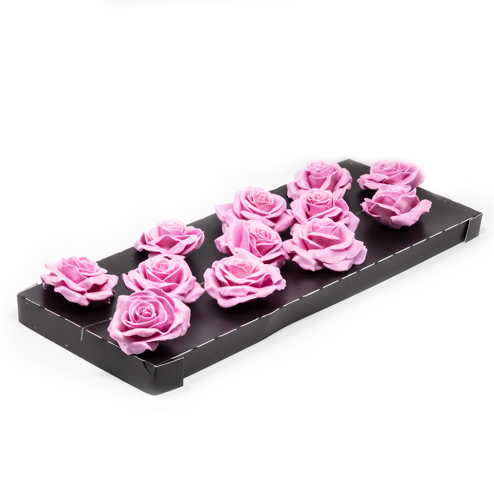 12er Set Wachsrose - Pink
