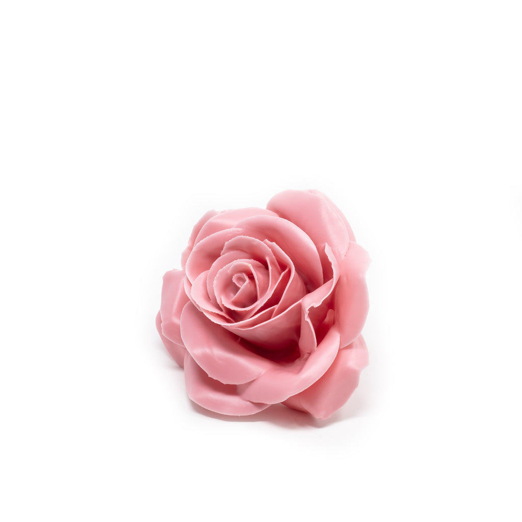 12er Set Wachsrose - Pink Soft