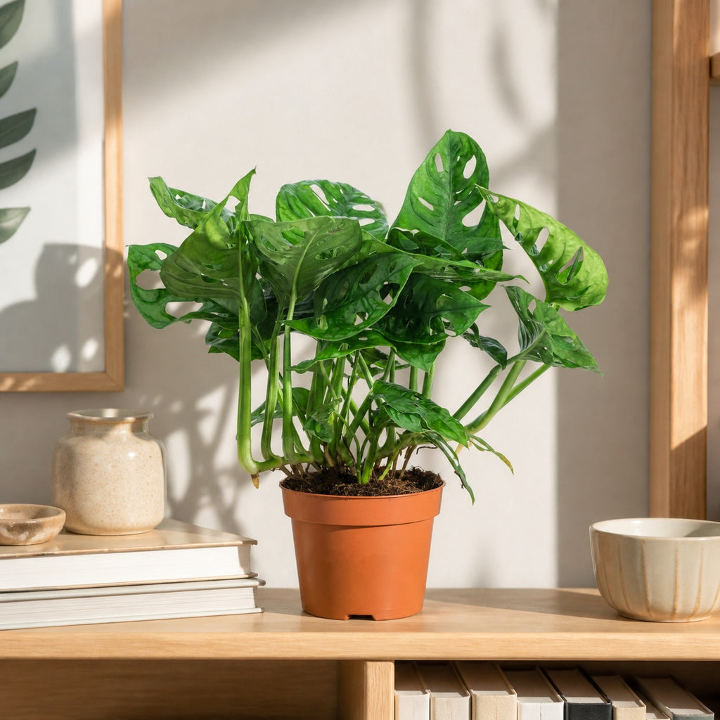 Fensterblatt - Monstera 'Monkey' - Topfgröße 12 cm, Höhe ca. 25 cm