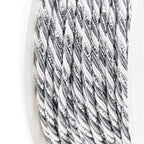 Band Triple - weiß-silber - Breite 4 mm - 25 m