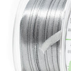 Satinband - grau - 7 mm - 50 m